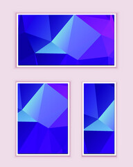 Polygonal Mosaic Background, Low Poly Style, Vector illustration, Business Design Templates