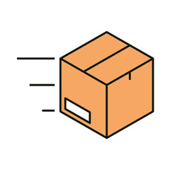 delivery cardboard box