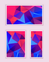 Polygonal Mosaic Background, Low Poly Style, Vector illustration, Business Design Templates