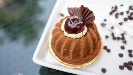 Chocolate Macaron Cake