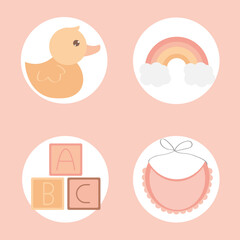 baby shower icons