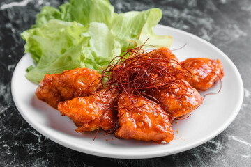 ピリ辛甘だれの唐揚げ