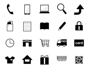 アイコンセット01_28（お店・通販・ショッピングに使えるアイコンセット）
