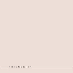Obraz premium Friendship card design, vector illustration