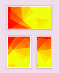 Naklejka premium Polygonal Mosaic Background, Low Poly Style, Vector illustration, Business Design Templates