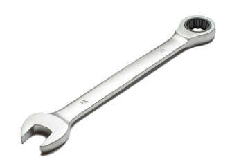 wrench isolated on white background, professional car repair concept