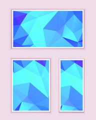 Polygonal Mosaic Background, Low Poly Style, Vector illustration, Business Design Templates