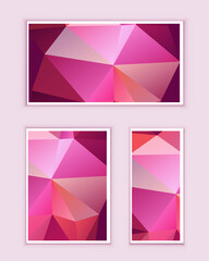 Polygonal Mosaic Background, Low Poly Style, Vector illustration, Business Design Templates