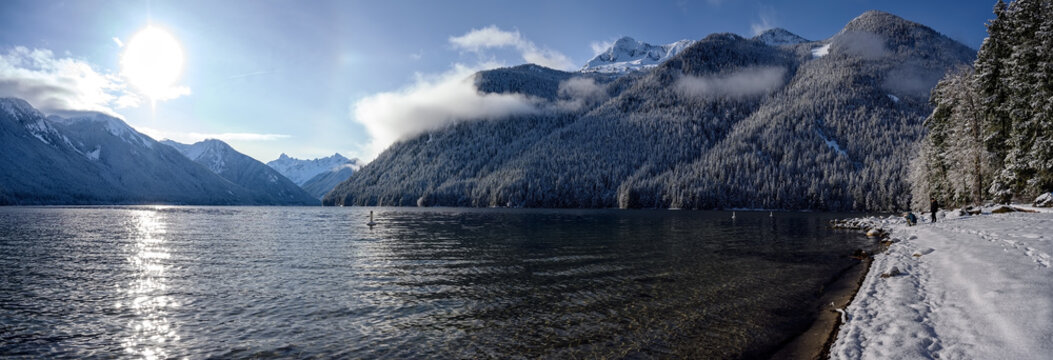 The Chilliwack Lake in the Chilliwack Lake Provincial Park, British Columbia, Canada