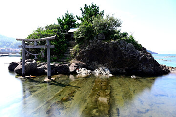 島根半島の漁村

