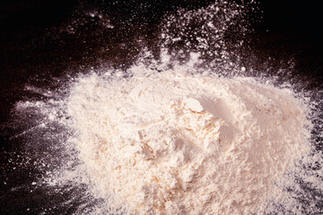 making homemade dough pasta noodles