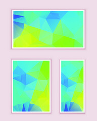 Polygonal Mosaic Background, Low Poly Style, Vector illustration, Business Design Templates