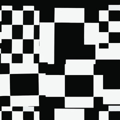 Black and white mandala. seamless geometric pattern.