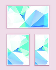 Polygonal Mosaic Background, Low Poly Style, Vector illustration, Business Design Templates