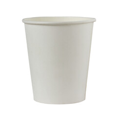 paper cup isolated on a white background