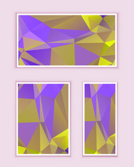 Polygonal Mosaic Background, Low Poly Style, Vector illustration, Business Design Templates