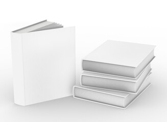 3d hardcover book mockup.