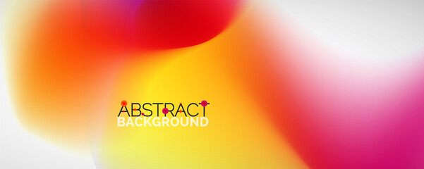 Fluid color gradient abstract background, trendy colorful wallpaper. Vector illustration for placards, brochures, posters, banners and covers