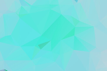 Blue vivid polygonal mosaic background, creative design templates Illustration