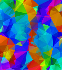 Abstract multicolor full Color rainbow background. Vector polygonal design illustrator