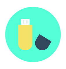 USB Colored Vector Icon