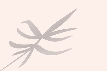 Leaves shadow background. The effect of overlaying shadows. Vector texture for background, wallpaper, own design