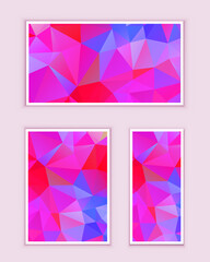 Polygonal Mosaic Background, Low Poly Style, Vector illustration, Business Design Templates