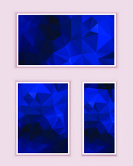 Fototapeta premium Polygonal Mosaic Background, Low Poly Style, Vector illustration, Business Design Templates