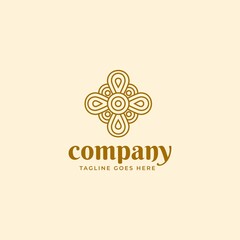 luxury natural symbol logo icon vector template