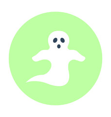 Ghost Colored Vector Icon