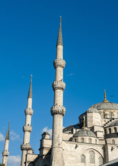 Fototapeta na wymiar Suleymaniye Mosque in Istanbul in Turkey