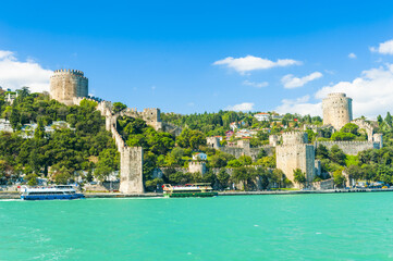 Rumeli Hisari castle in Istanbul in Turkey
