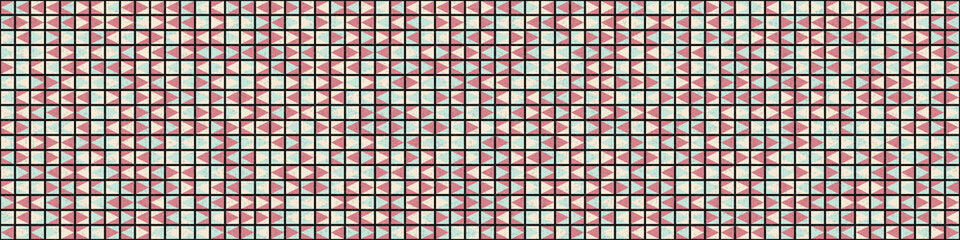 Fototapeta premium Abstract Geometric Pattern generative computational art illustration