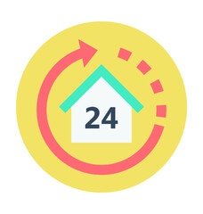 Property Services Colored Vector Icon