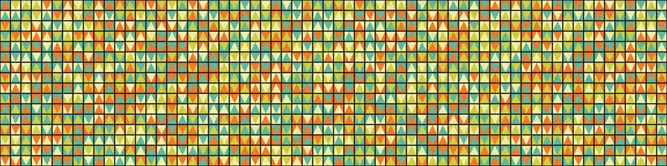 Abstract Geometric Pattern generative computational art illustration