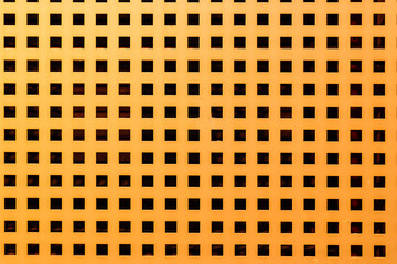 Golden hollow curtain wall background.