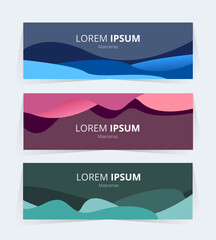 Vector abstract graphic design Banner Pattern
background web template.
