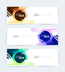 Vector abstract graphic design Banner Pattern
background web template.