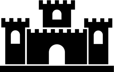 Vector illustration of the castle