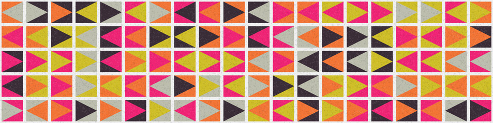 Fototapeta premium Abstract Geometric Pattern generative computational art illustration