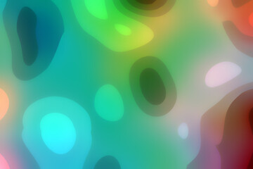 Creative soft focus soap shiny and glossy bubbles abstract gradient texture or background 3D illustration - background design template