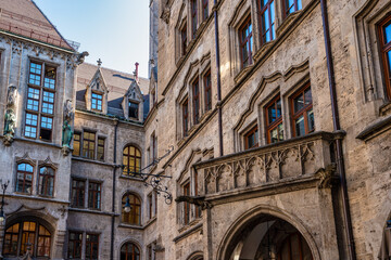 Fototapeta premium The New Town Hall at Marienplatz in Munich, Bavaria, Germany