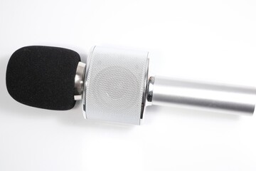 A close up of a microphone that can be used for karaoke aswell