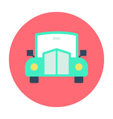 Car Colored Vector Icon
