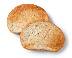 slices of toasted bread