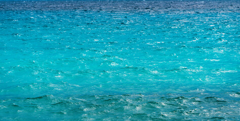 Tropical blue water background
