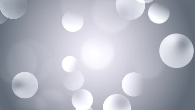 4K Loop Motion of bokeh sunlight natural shadow overlay on white background. for presentation, backdrop and mockup Summer, Business video corporate presentation, birthday party backdrop.