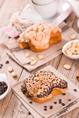 Colomba Italian Easter Dove Bread.