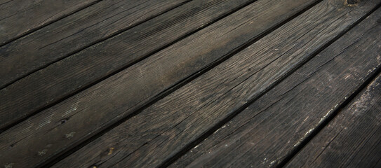 Fototapeta premium Top view grunge wood pattern texture backgrounds