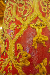 a Beautiful art of Arakan, Rakhine state Myanmar